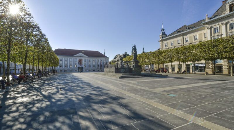 Benefizläufer Feitl in Klagenfurt