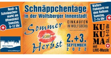 Wolfsberg Schnäppchentage Sommer küsst Herbst