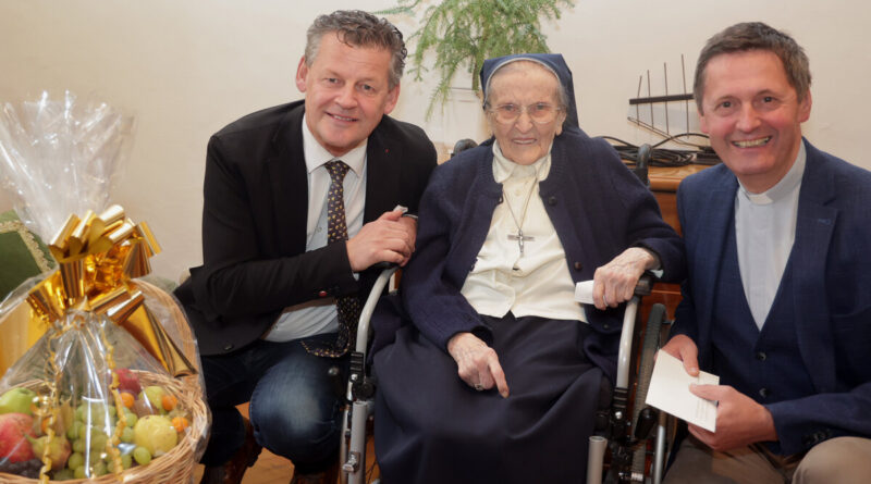 Maria Nopp, besser bekannt als Schwester Maria, feierte gestern ihren 106. Geburtstag