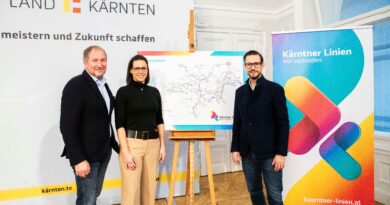 Das Land Kärnten wird im Jahre 2024 ganze 63 Millionen Euro in den Ausbau des öffentlichen Verkehrs stecken