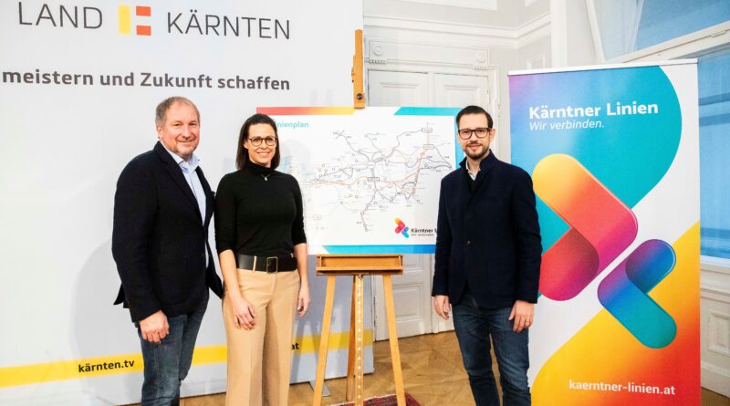 Das Land Kärnten wird im Jahre 2024 ganze 63 Millionen Euro in den Ausbau des öffentlichen Verkehrs stecken