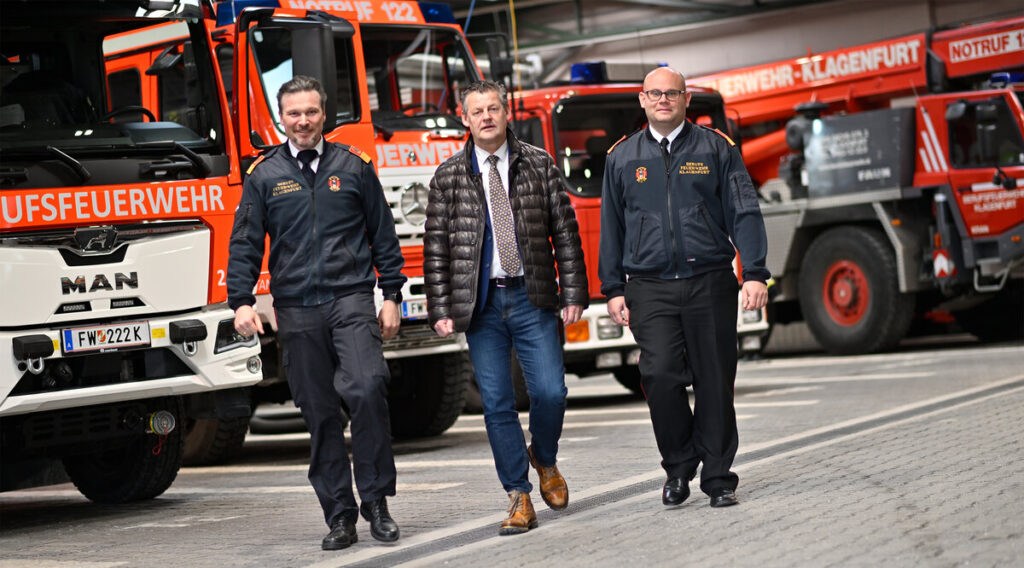 Die Berufsfeuerwehr Klagenfurt hat heute vormittag ihre Bilanz für das Jahr 2023 präsentiert