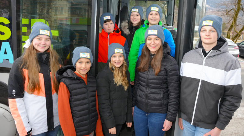 Die Aktion "Cool in die Schul" motiviert Schüler im Lieser- und Maltatal zur Benützung von öffentlichen Verkehrsmitteln