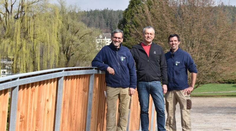 Die Lotusbrücke im Klagenfurter Europapark wurde vor kurzem neu gebaut