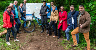 Klagenfurt Falkenberg Singletrails für Mountainbiker eröffnet