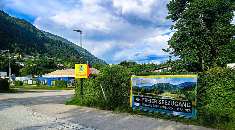 Camping Bad Annenheim: Bis 20. Juni gibt es hier einen freien Seezugang. Der Grund sind Modernisierungsmaßnahmen