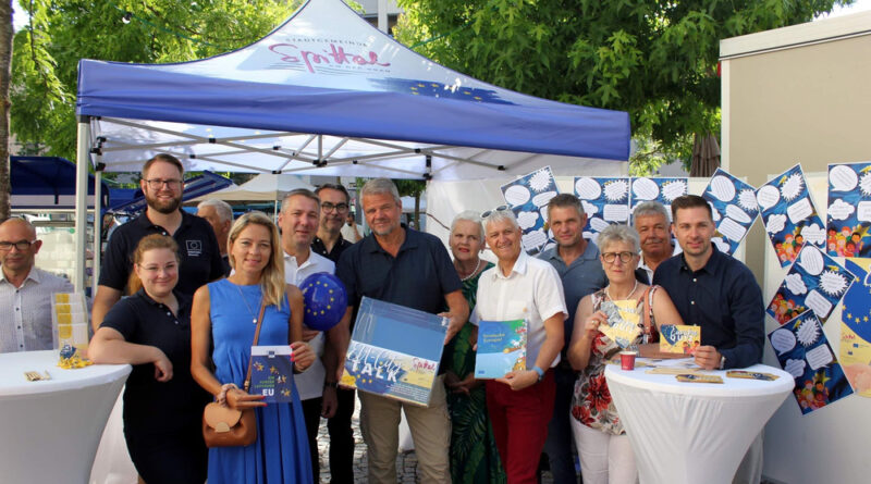 EU-City-Talk am Wochenmarkt in Spittal an der Drau