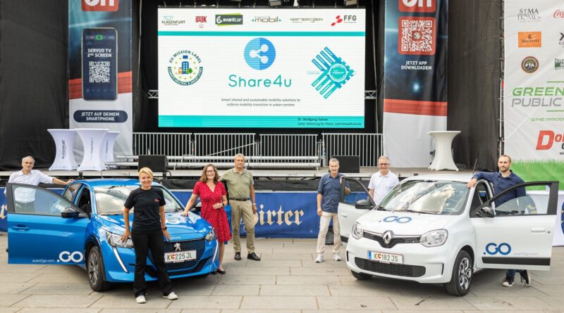 Elektro-Carsharing erobert Klagenfurt: Mehr Flexibilität und Nachhaltigkeit durch das Projekt „Share4u“