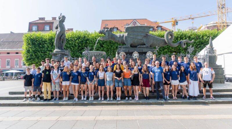 Am Mittwoch besuchten Schülerinnen und Schüler aus Klagenfurts Partnerstadt Dachau die Landeshauptstadt