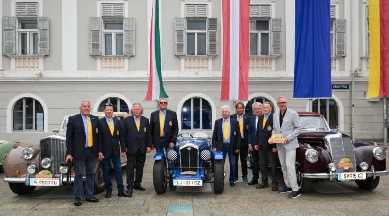 Zur Feier des 50-jährigen Jubiläums des Kärntner Motor Veteranen Club fand heute in der Landeshauptstadt ein Oldtimertreffen statt