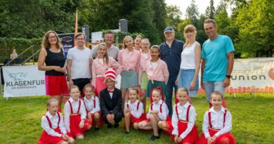 Das städtische Sportamt Klagenfurt feierte den erfolgreichen Abschluss des Sommersportschnupperns mit einer fröhlichen Abschlussparty auf der Spielwiese am Kreuzbergl