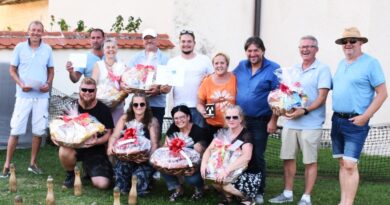 Corinna Lipusch und Norbert Slamanig siegten beim Eberndorfer Wiesenkegeln