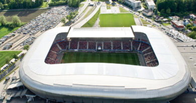 Die UEFA Champions League Spiele werden im Wörthersee Stadion ausgetragen. Foto: StadtKommunikation/Horst