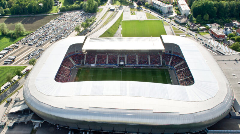 Die UEFA Champions League Spiele werden im Wörthersee Stadion ausgetragen. Foto: StadtKommunikation/Horst