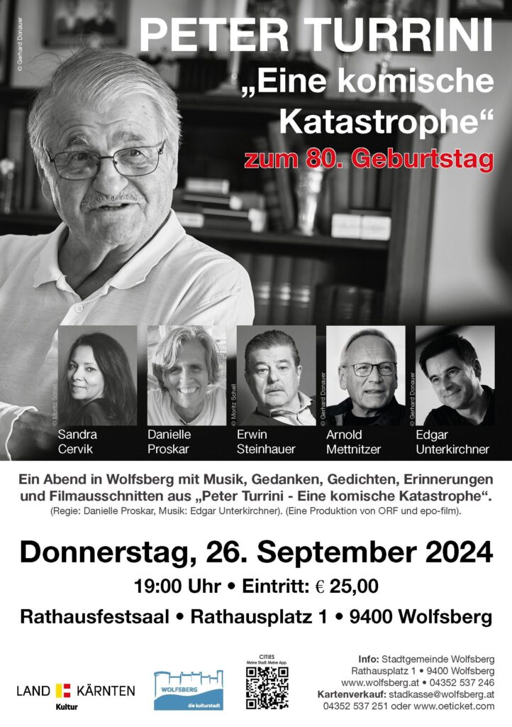 PETER TURRINI "Eine komische Katastrophe"