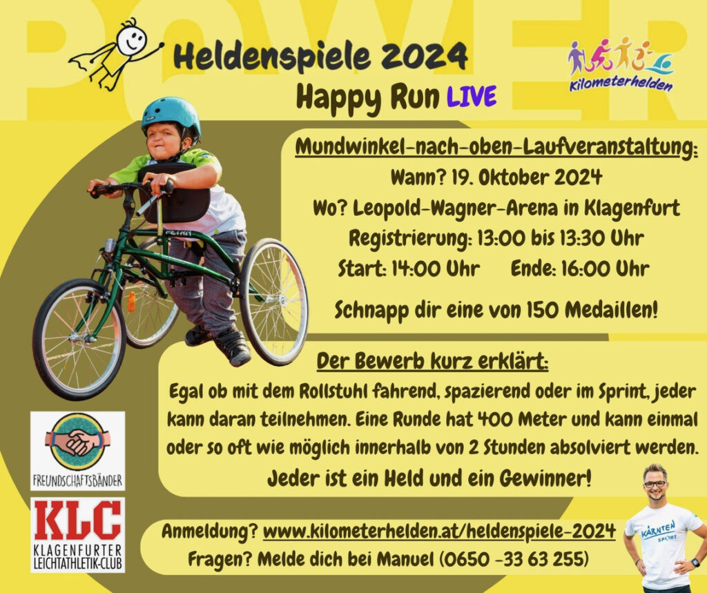 Heldenspiel 2024: Happy Run LIVE am 19. Oktober