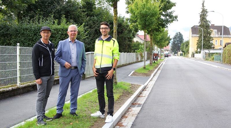 Die Sanierung der Millesistraße schreitet planmäßig voran. Der erste Abschnitt auf einer Länge von 130 Metern ist erfolgreich abgeschlossen worden