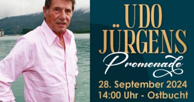 Zwei Tage vor seinem 90. Geburtstag erhält Udo Jürgens in Klagenfurt eine besondere Ehrung: die Eröffnung der Udo-Jürgens-Promenade am Metnitzstrand