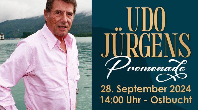 Zwei Tage vor seinem 90. Geburtstag erhält Udo Jürgens in Klagenfurt eine besondere Ehrung: die Eröffnung der Udo-Jürgens-Promenade am Metnitzstrand