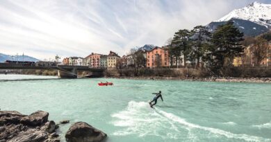 Surfen mitten in Villach: Neue Attraktion an der Draubrücke