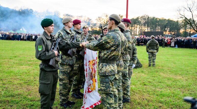 Angelobung von rund 650 Rekrutinnen und Rekruten des Österreichischen Bundesheeres am Fuße der Burg Hochosterwitz