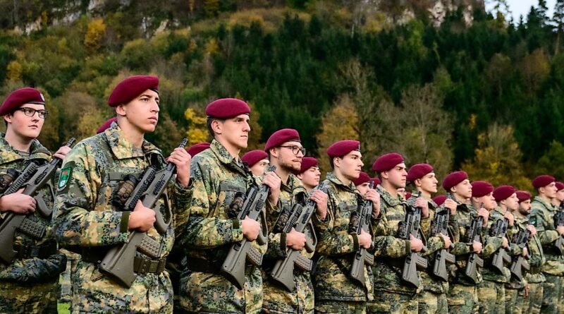 Angelobung von rund 650 Rekrutinnen und Rekruten des Österreichischen Bundesheeres am Fuße der Burg Hochosterwitz