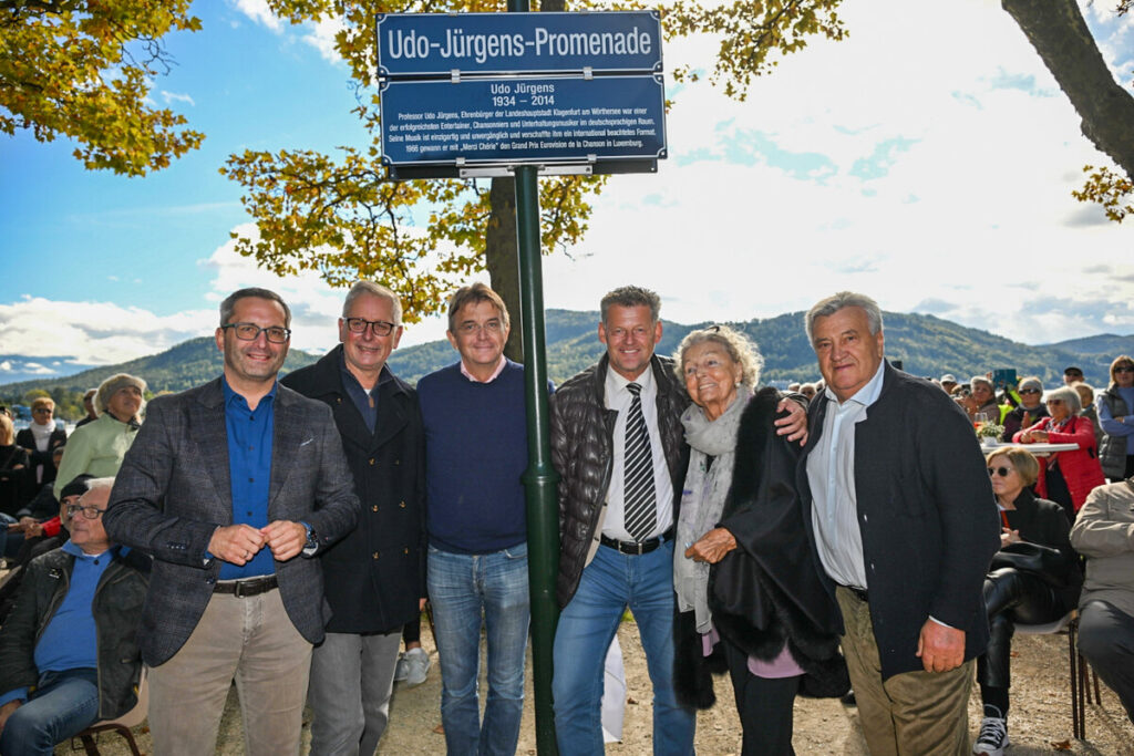 Einweihung der Udo-Jürgens-Promenade