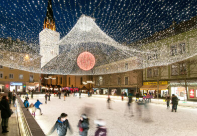 Eiszeit auf dem Villacher Rathausplatz